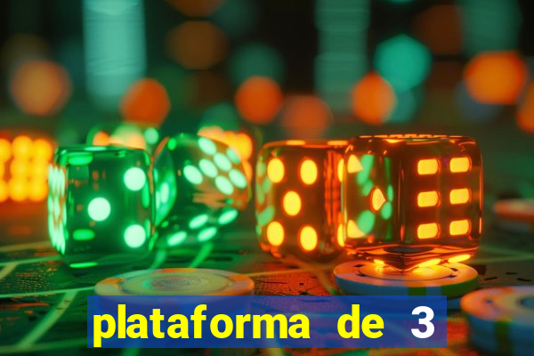 plataforma de 3 reais jogo